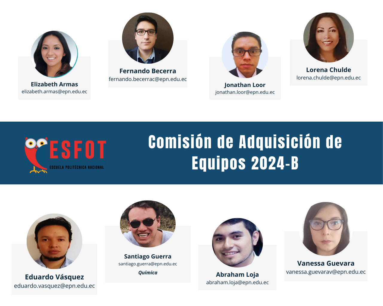 Comisión Exámenes de Media, Fin de Carrera y Complexivos