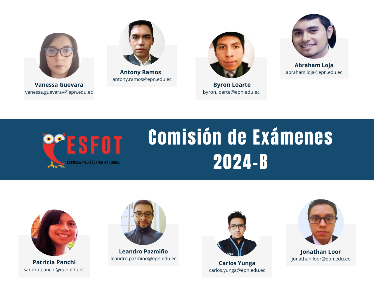 Comisión Exámenes de Media, Fin de Carrera y Complexivos