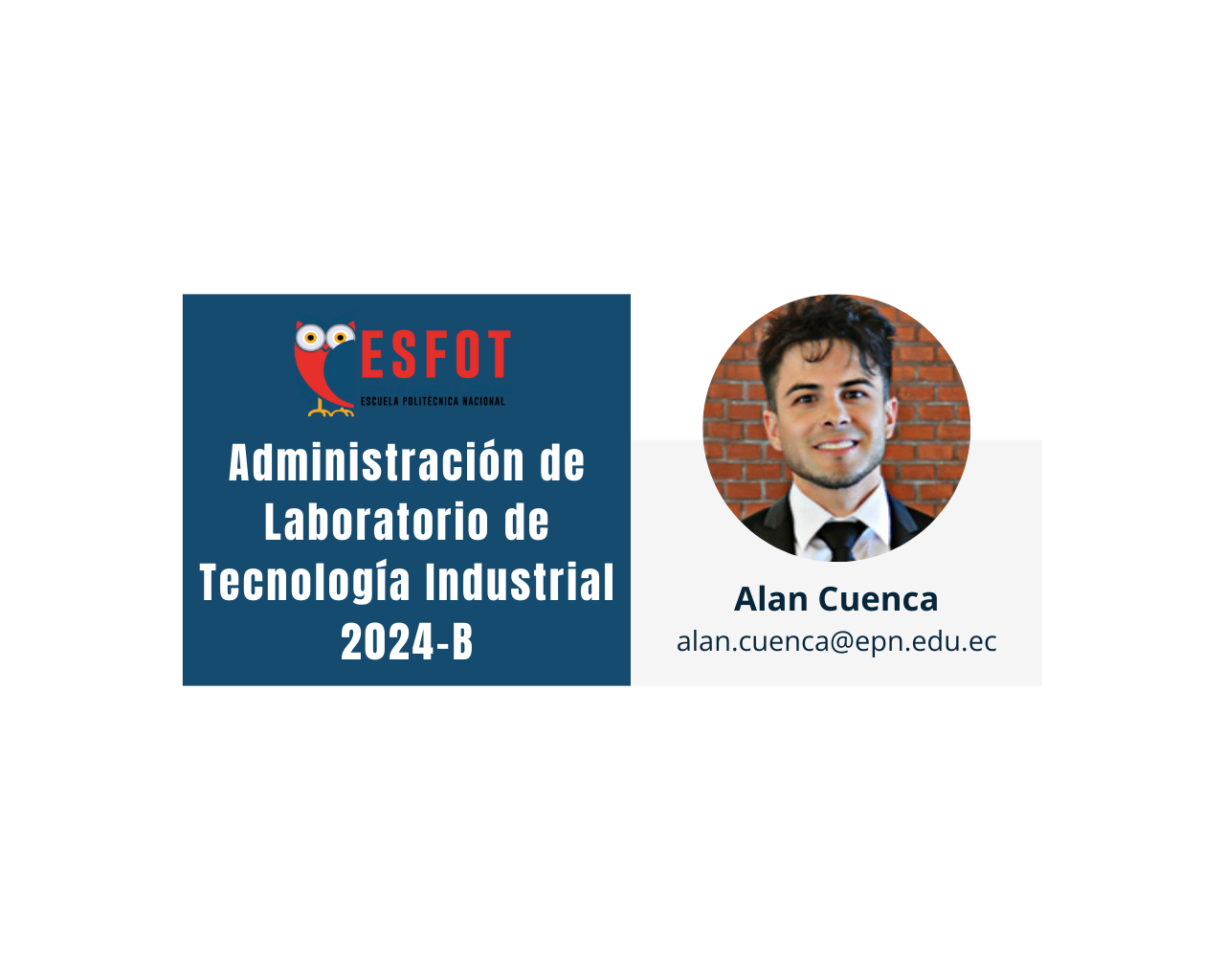 Administración de Laboratorio de Tecnología Industrial y Comité de Campus Sustentable